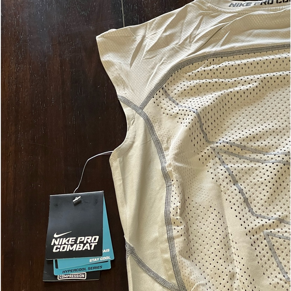 2014 Nike Dit-Fit Pro Combat HYPERCOOL sleeveless football compression shirt L - Picture 9 of 11
